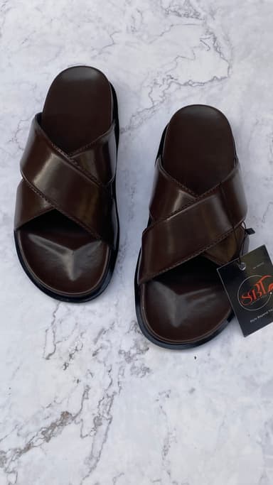 Unisex Cross Double sole slide