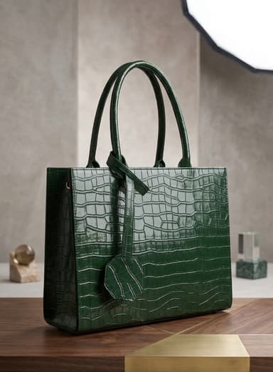 Structured tote bag