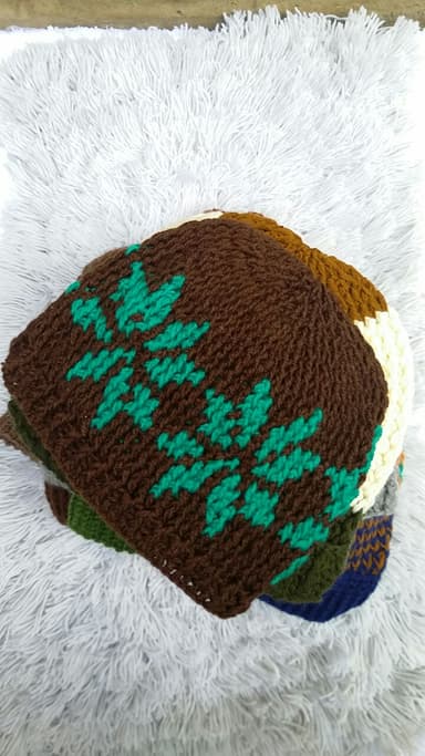 Crochet Snowflakes Beanie